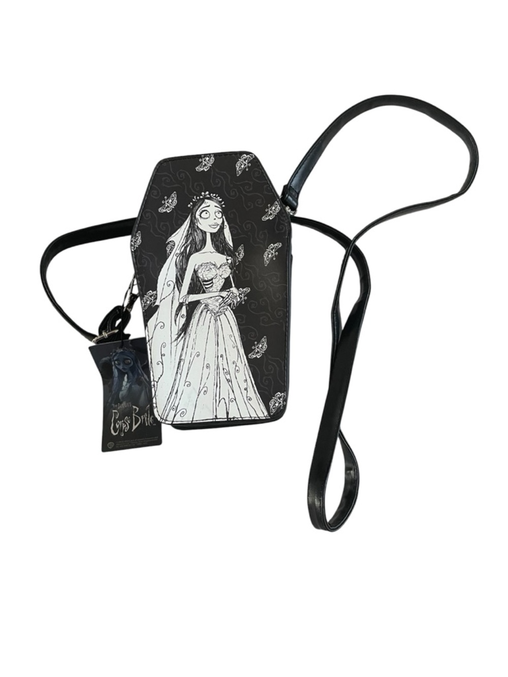Romwe | Tim Burton’s The Corpse Bride Small Crossbody Purse